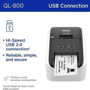 Brother QL-800 High-Speed Professional Label Printer - Brand New in Box